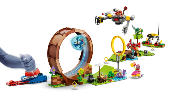 Lego Sonic's Green Hill Zone Loop Challenge 802pc