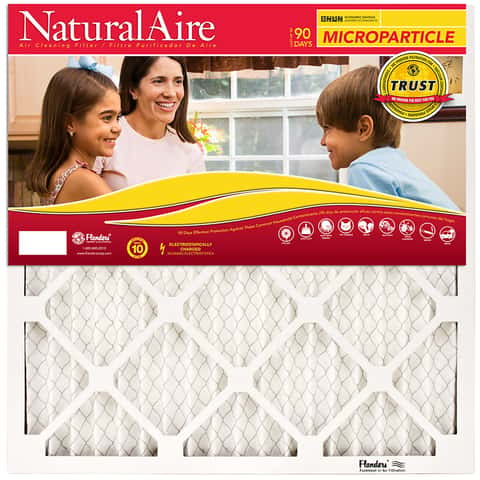 NaturalAire 20 in. W X 30 in. H X 1 in. D Synthetic 10 MERV Pleated Microparticle Air Filter 1 pk