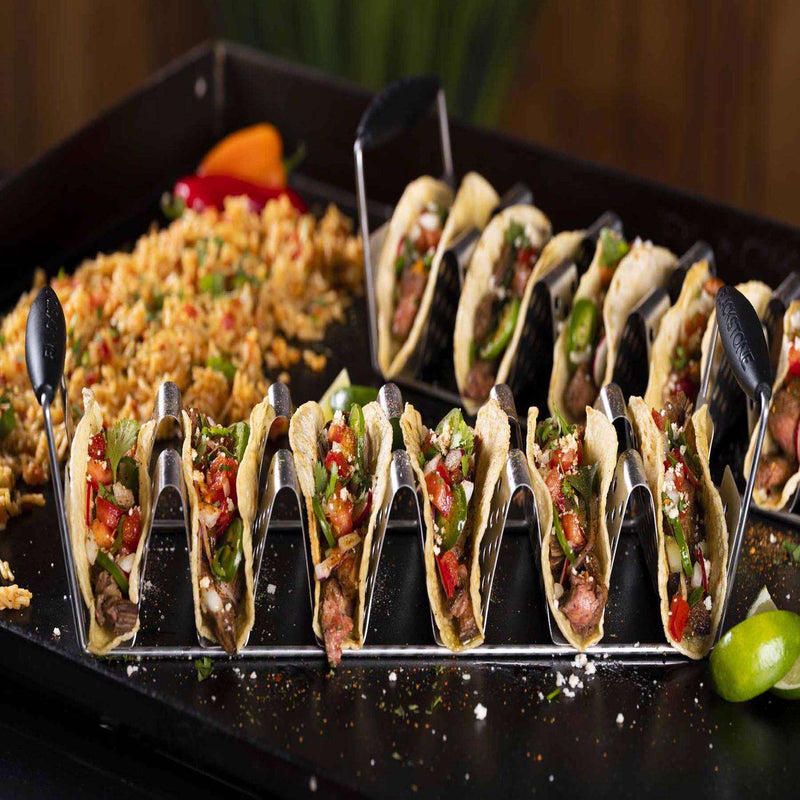 Load image into Gallery viewer, Blackstone Deluxe Stainless Steel Taco Tray
