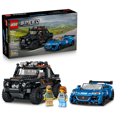 LEGO® Speed Champions Jaguar Project 7 & Land Rover Defender
