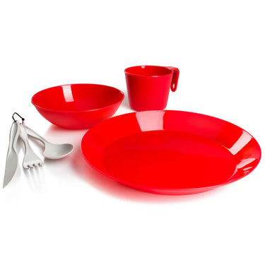 GSI Outdoors Cascadian 1 Person Table Set (Red)