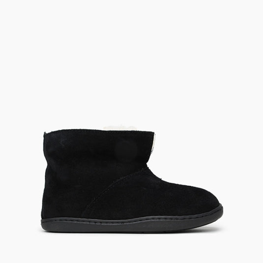 Minnetonka Women's Sheepskin Ankle Boot 5-11 Black