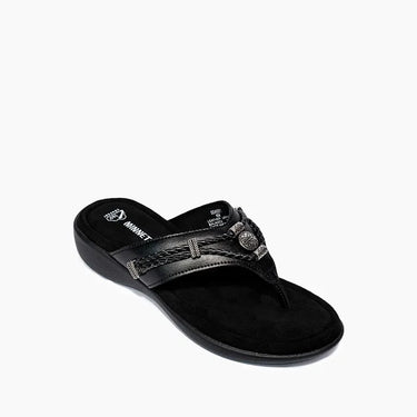 Minnetonka Women's Silverthorne 360 (Black) Size 6
