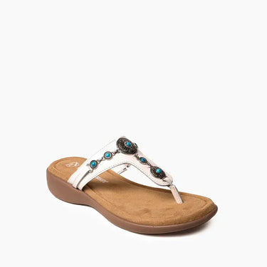 Minnetonka Women's Brecca (White) Size 6