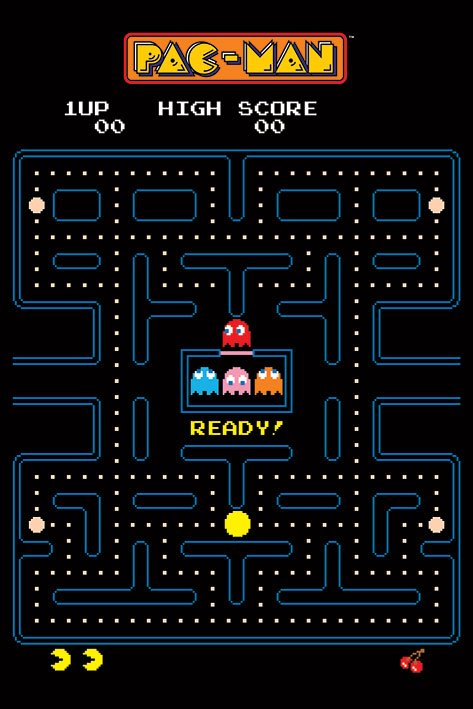 Pac-Man Maze Poster