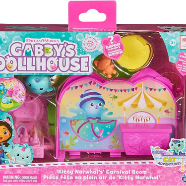 Gabby's Dollhouse Kitty Narwhal's Carnival Room Playset
