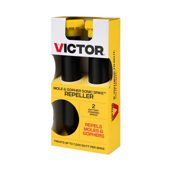 Victor Sonic Spike Repeller For Gophers and Moles 2 pk