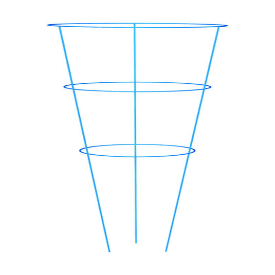 Panacea Vibrant 42 in. H X 16 in. W Assorted Steel Tomato Cage 1 cage per purchase