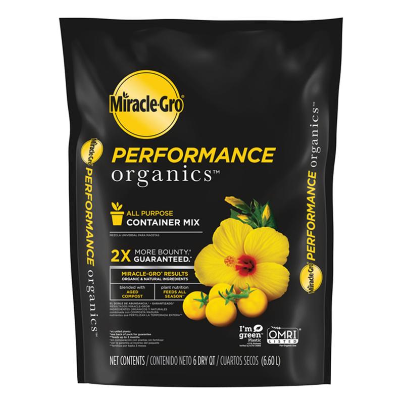 Load image into Gallery viewer, Miracle-Gro Performance Organics Organic All Purpose Potting Mix 6 qt
