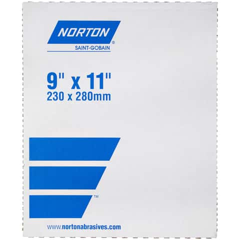 Load image into Gallery viewer, Norton Adalox 11 in. L X 9 in. W 220 Grit Aluminum Oxide All Purpose Sandpaper 100 pk
