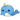 Blue Narwhal Scented Microbead Pillow