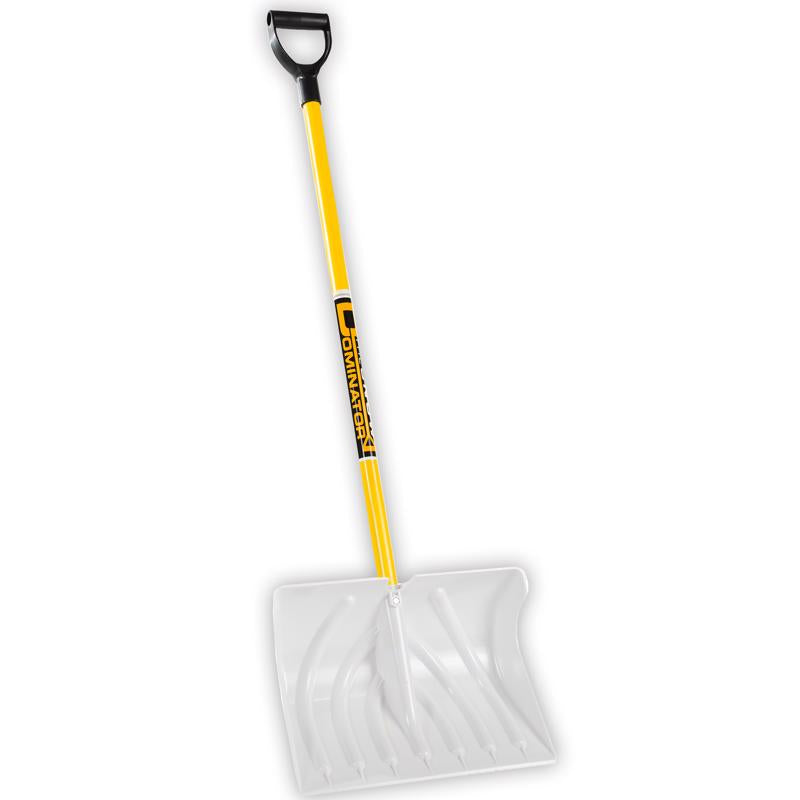 Load image into Gallery viewer, The Snowplow The Snow Dominator 18 in. W X 57.5 in. L Poly Snow Shovel

