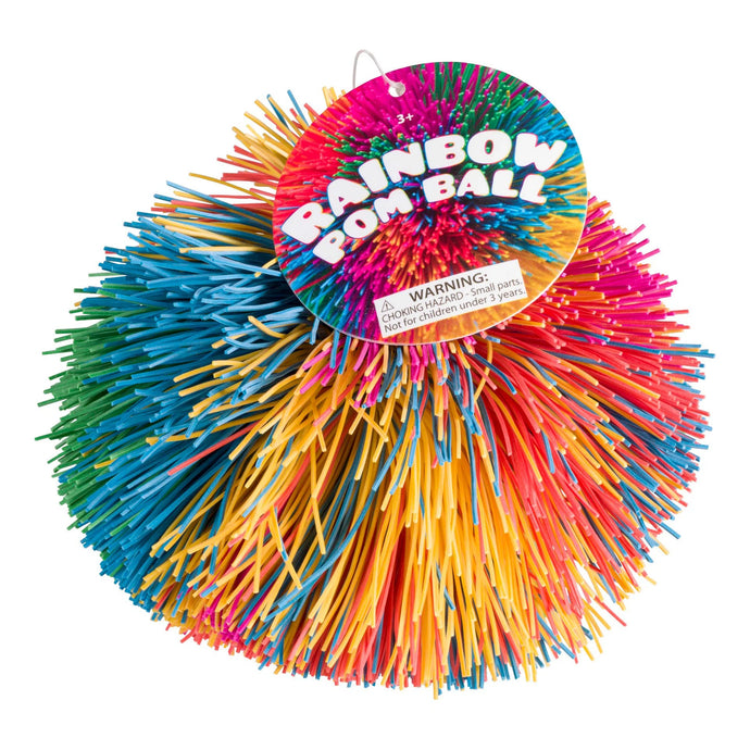 Toysmith Rainbow Pom Ball