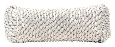 Ace 1/4 in. D X 100 in. L Gray/White Diamond Braided Polyester Rope