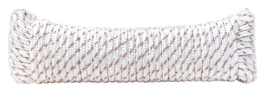 Ace 1/4 in. D X 50 in. L Gray/White Diamond Braided Poly Rope