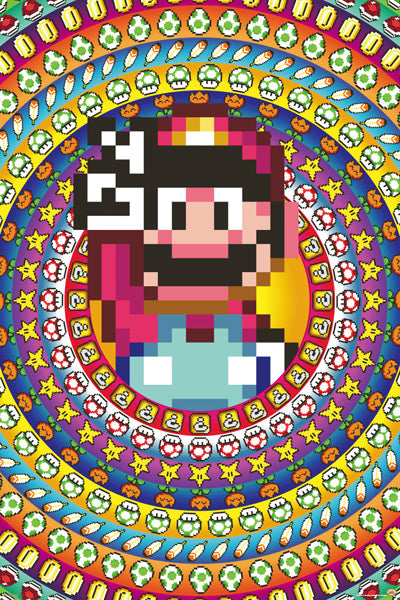 Mario - Item Collage Poster