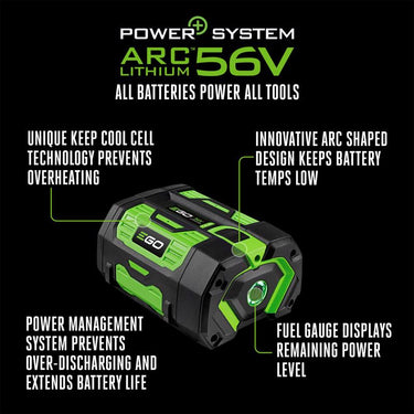 EGO 56V Power+ BA4200T 7.5 Ah Lithium-Ion Battery 1 pc