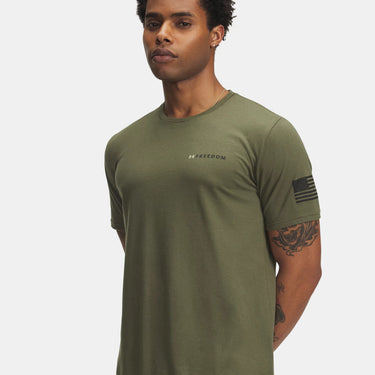 Under Armour Freedom Banner Men's T-Shirt (Marine OD Green) Size XL