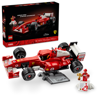 LEGO® Icons Ferrari F2004 & Michael Schumacher
