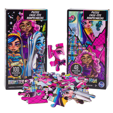 Monster High Puzzle 48 Pieces and 100 Pieces (Sold Separately)