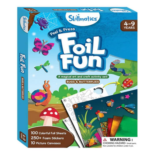 Skillmatics Foil Fun Bugs & Butterflies No-Mess Art Kit