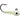 VMC 1/100oz Larvae Jig (Glow)