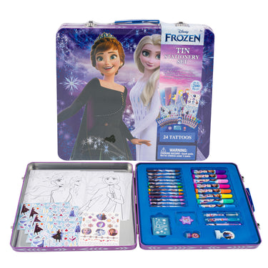 Disney Frozen Tin Stationary Set - Over 200 Pieces