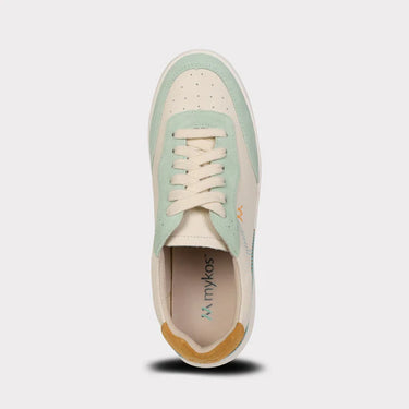 Mykos Nyla Women's Lace-Up Sneaker (Cream/Multicolored) Size 9