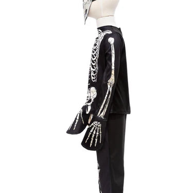 Glow in the Dark Skeleton Shirt, Pants & Mask - Size 5-6