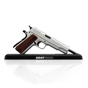 GoatGuns 1911 Model - Silver 1:2.5 Scale Model