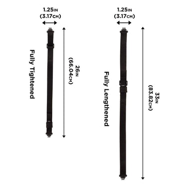 Allen Rifle Sling w/ Swivels - Black