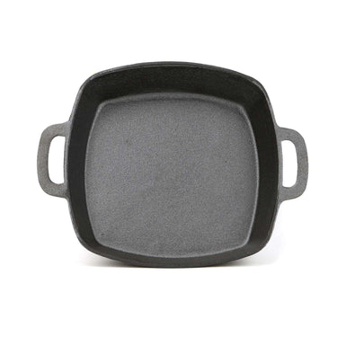 Grill Mark Cast Iron Deep Dish Pan 12.8" x 10.3"