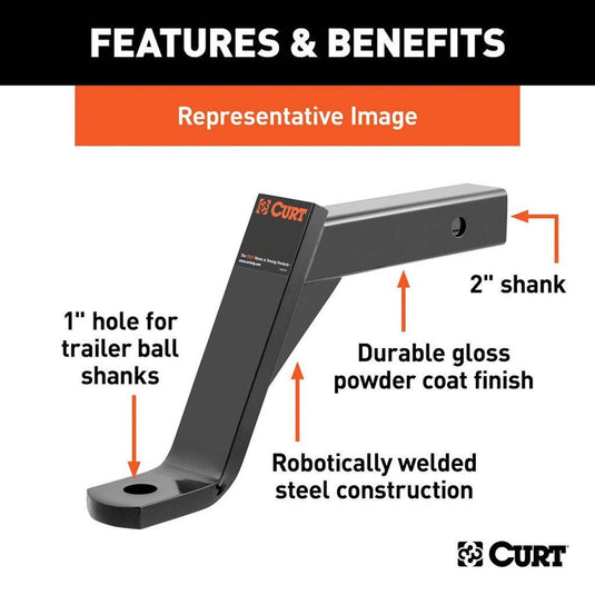 CURT 5000 lb. cap. Ball Mount