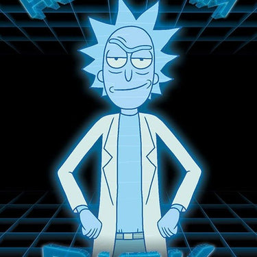 Rick and Morty - Hologram Rick Poster