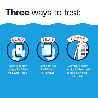 HTH Pool Care Strips 6-Way Test Strips 1 bottle