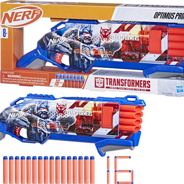 Nerf Transformers Optimus Primal Dart Blaster 16 Nerf Elite Darts Gifts for 8 Year Old Boys & Girls