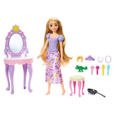 Disney Princess Toys, Rapunzel Doll, Vanity and Accessories
