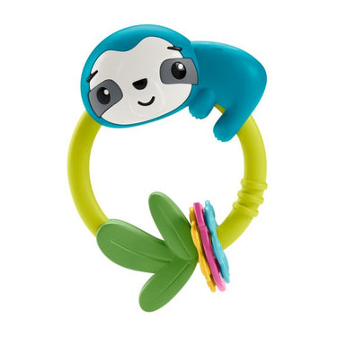 Fisher-Price Baby Sensory Toy with Fine Motor Activities for Newborns Slide & Clack Sloth