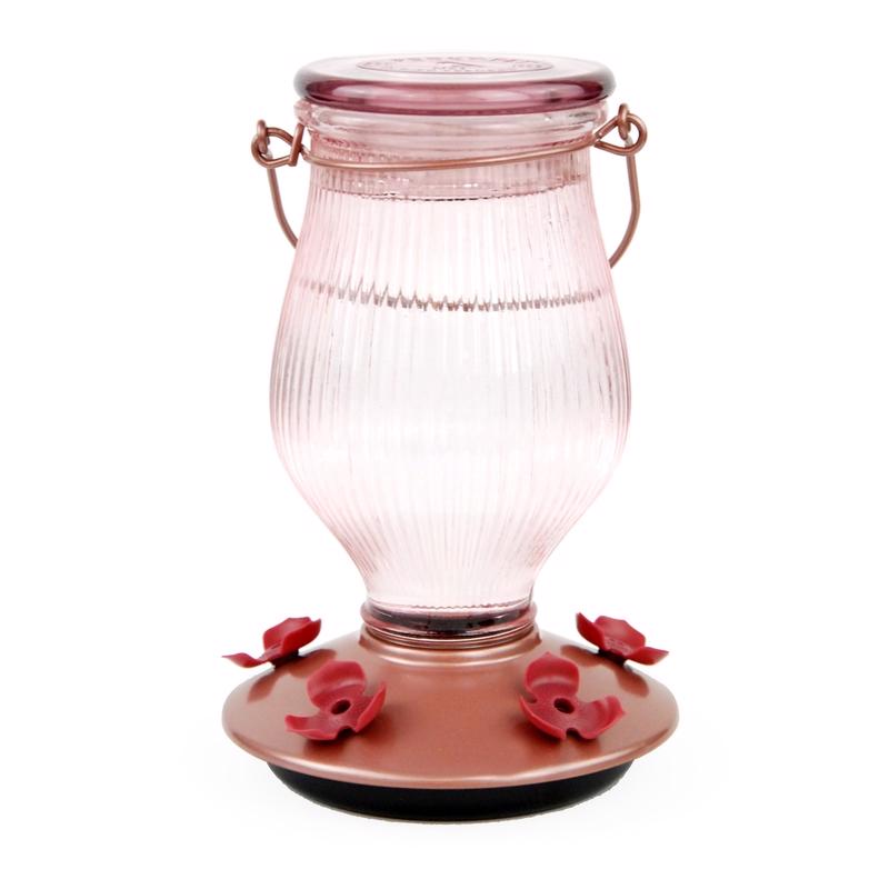 Load image into Gallery viewer, Perky-Pet Hummingbird 24 oz Glass/Plastic Nectar Feeder 5 ports
