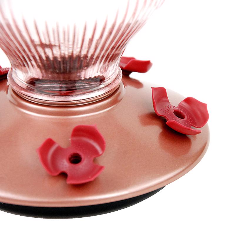 Load image into Gallery viewer, Perky-Pet Hummingbird 24 oz Glass/Plastic Nectar Feeder 5 ports
