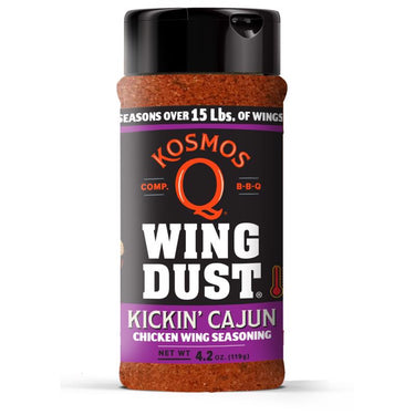 Kosmos Q Wing Dust Kickin' Cajun Wing Seasoning 4.2 oz
