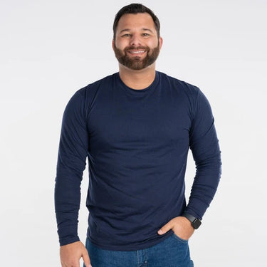 Key Legendary Long Sleeve Tee (Navy) Size M