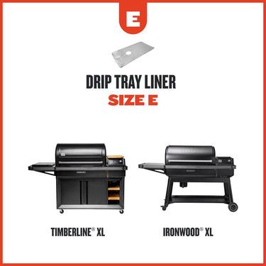Traeger Aluminum Drip Tray Liner For Traeger Size E
