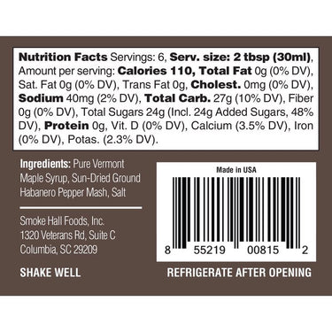 The General's Hot Sauce Maple Mayhem Sauce 6 oz