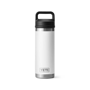 YETI Rambler 18oz Bottle w/Chug Cap (White)