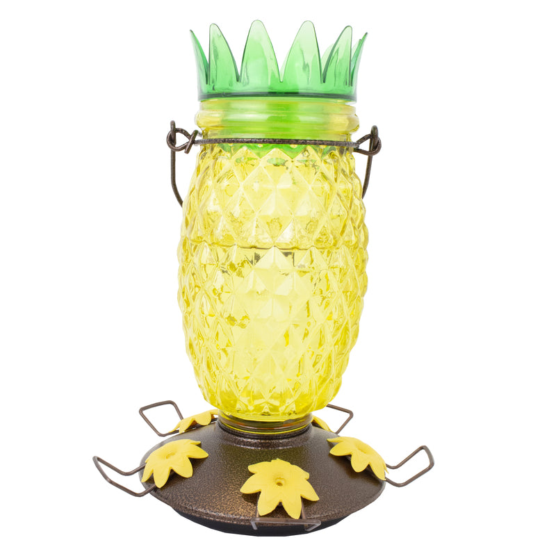 Load image into Gallery viewer, Perky-Pet Hummingbird 28 oz Glass/Plastic Pineapple Nectar Feeder 5 ports
