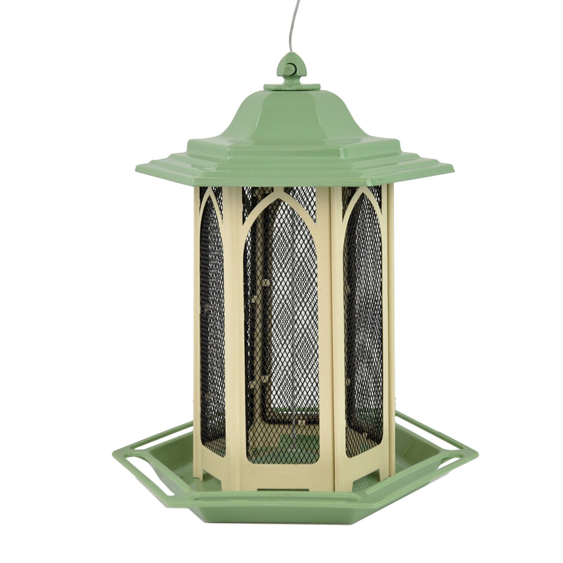 Load image into Gallery viewer, Perky-Pet Wild Bird and Finch 3.5 lb Metal/Plastic Gazebo Bird Feeder
