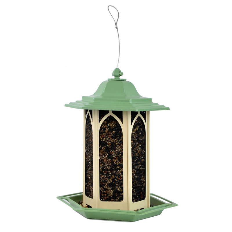 Load image into Gallery viewer, Perky-Pet Wild Bird and Finch 3.5 lb Metal/Plastic Gazebo Bird Feeder
