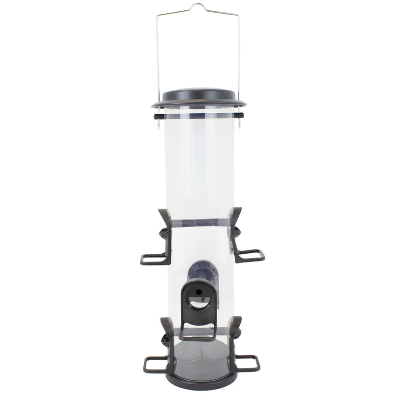 Load image into Gallery viewer, Perky-Pet Goldfinch 4 lb Plastic 2-in-1 Tube Bird Feeder 6 ports
