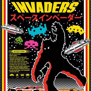 Space Invaders Video Game Poster